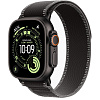 Apple Watch Ultra 3 49mm Black Titanium Case Trail Loop Black/Charcoal M/L AWUB3-30